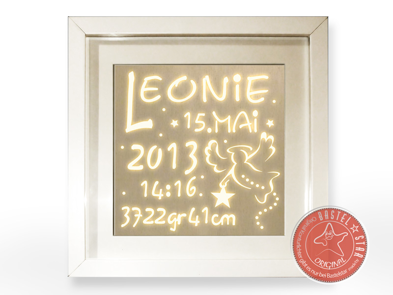 Geburtslicht Schutzengel Datenlicht Leonie