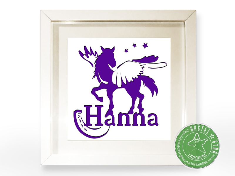 Pferd mit Hufeisen Hanna