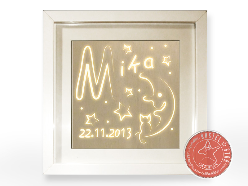 Schlummerlicht Katze im Mond Mika