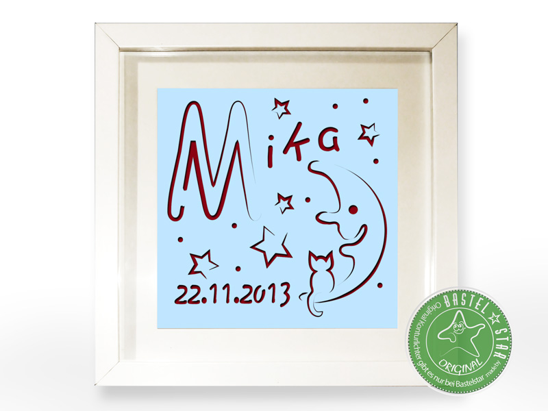 Katze im Mond Mika